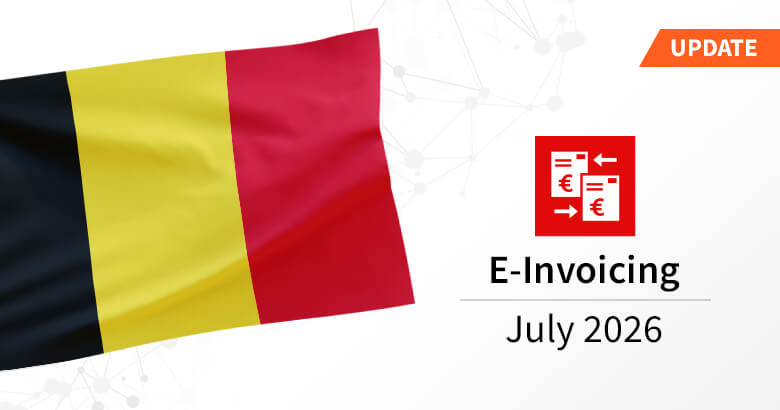 Belgian flag next to Update July 2026